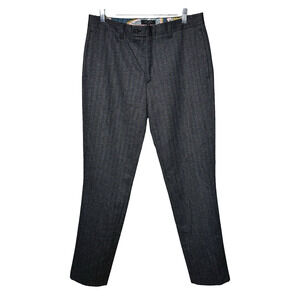 Ted Baker London‎ Dress Pants Men 33R Charcoal Gray Slim Tapered Modern Workwear